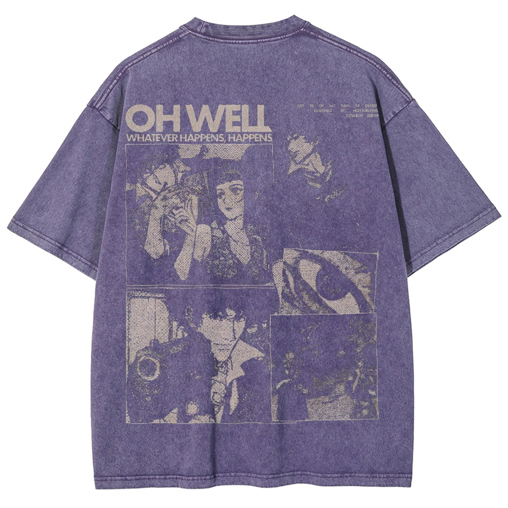 Cowboy Bebop Unisex Fit Washed T-Shirt 2501009111