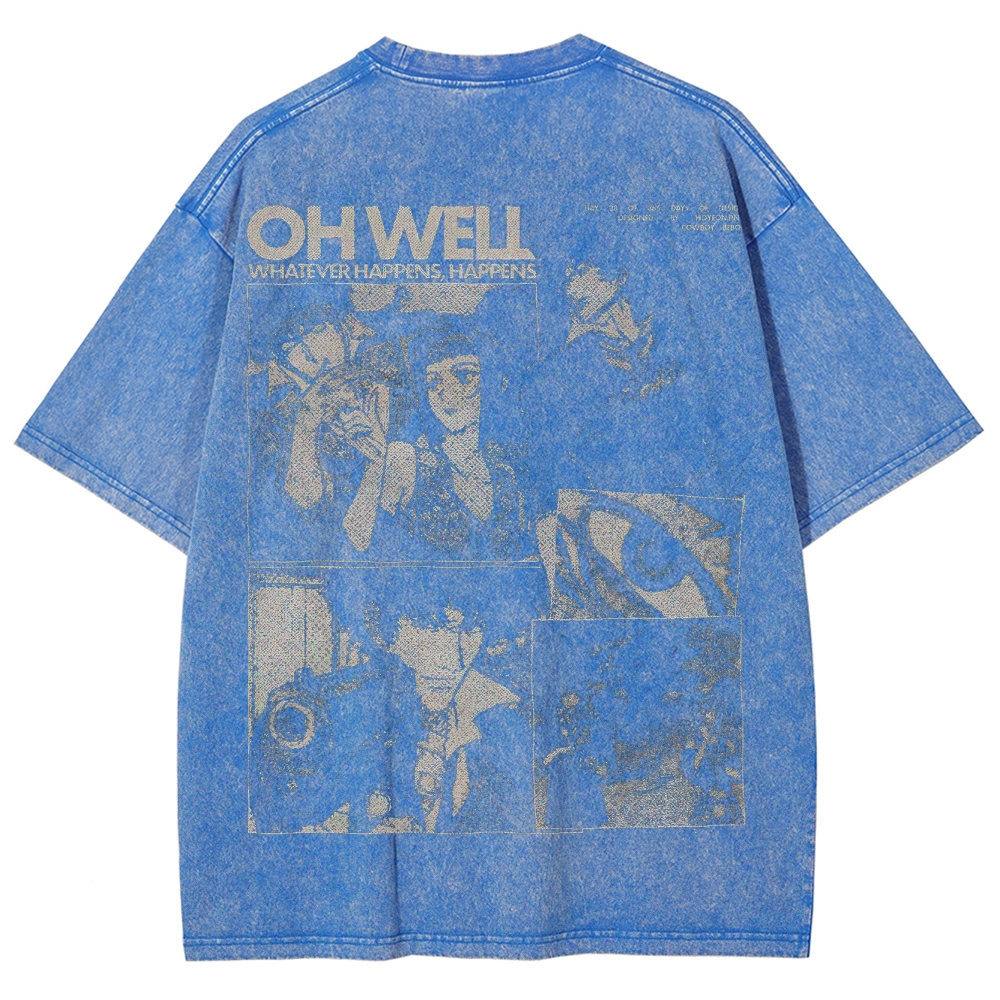 Cowboy Bebop Unisex Fit Washed T-Shirt 2501009111