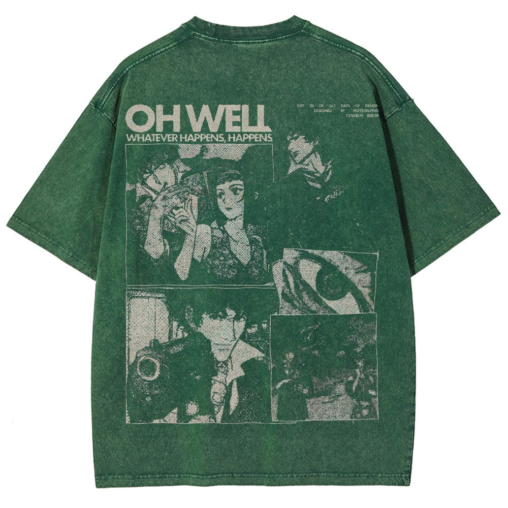 Cowboy Bebop Unisex Fit Washed T-Shirt 2501009111