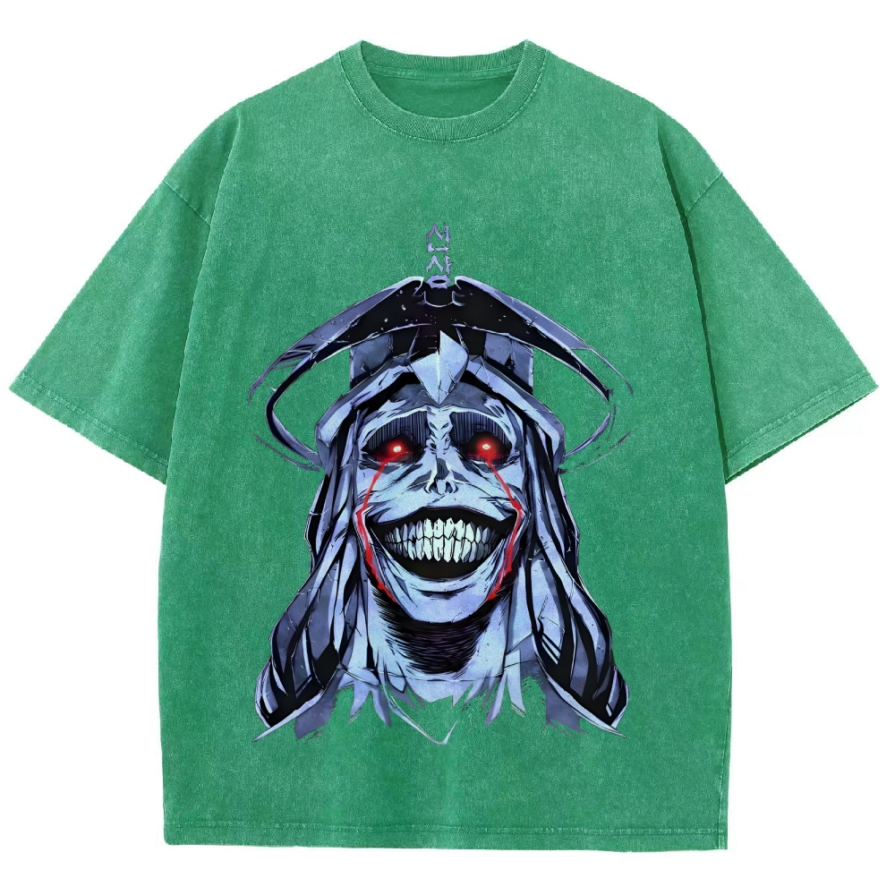 Solo Leveling Unisex Fit Washed T-Shirt 2501009124