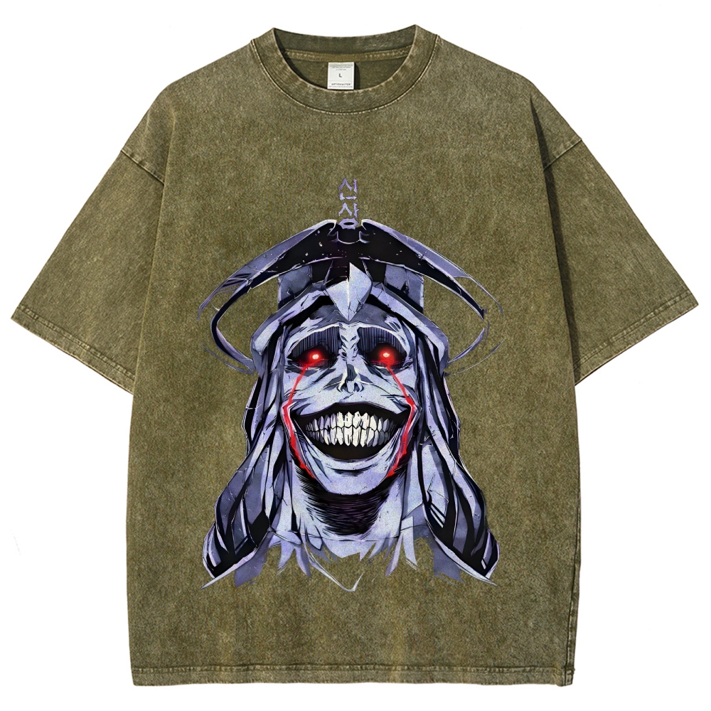 Solo Leveling Unisex Fit Washed T-Shirt 2501009124