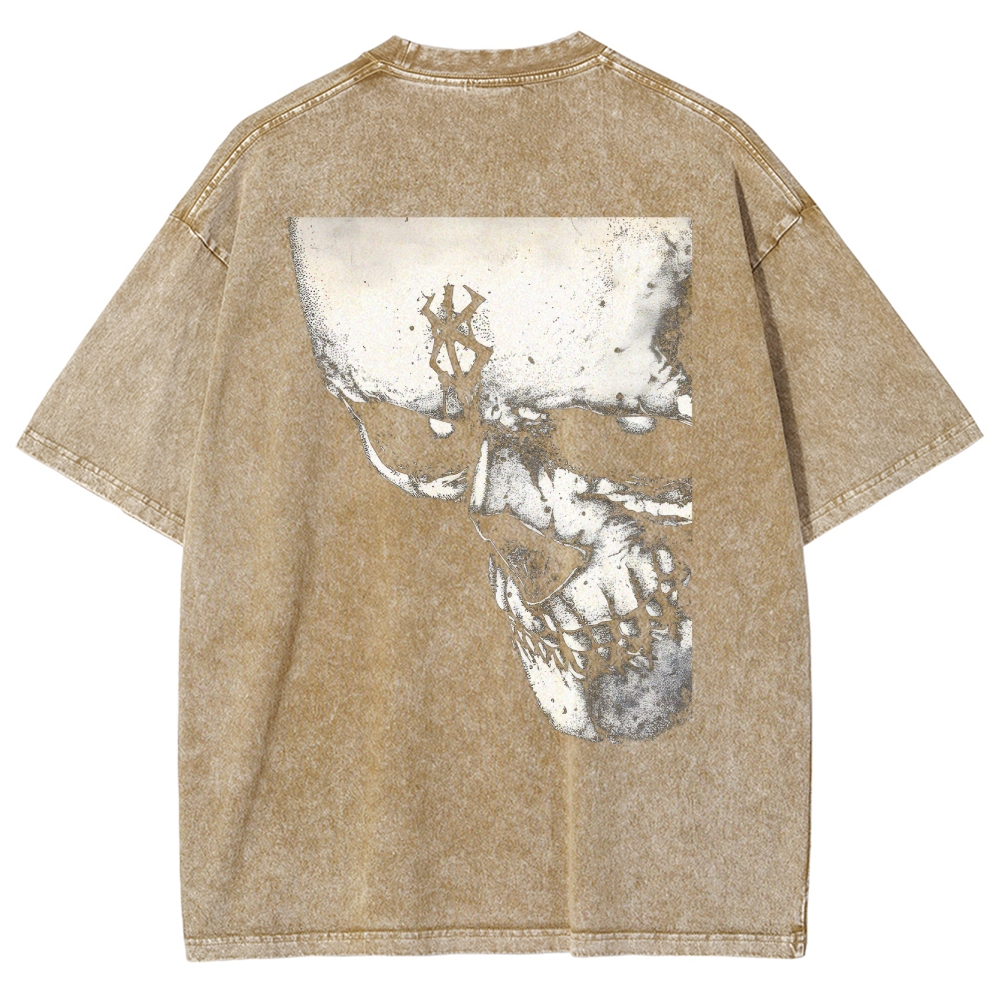 BERSERK VIII ACID WASH TEE