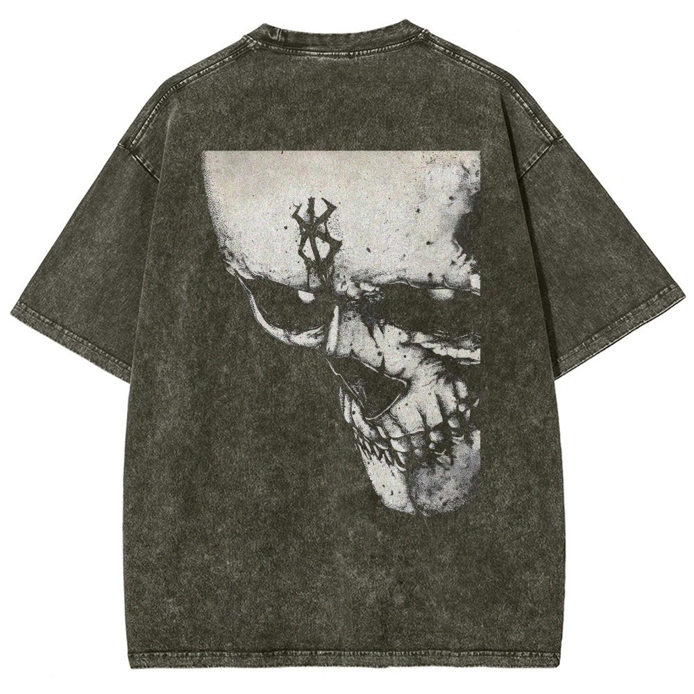 BERSERK VIII ACID WASH TEE