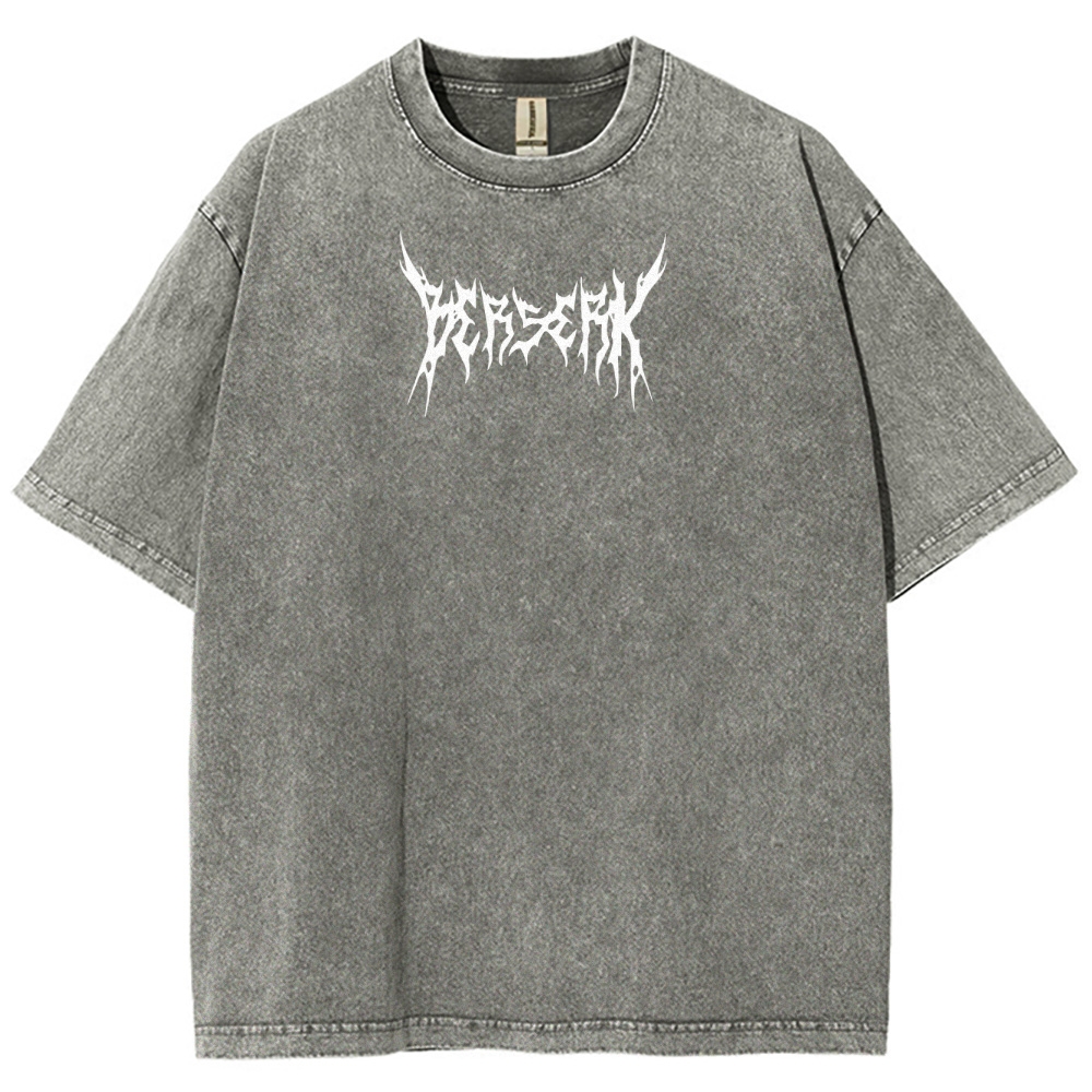 BERSERK VIII ACID WASH TEE