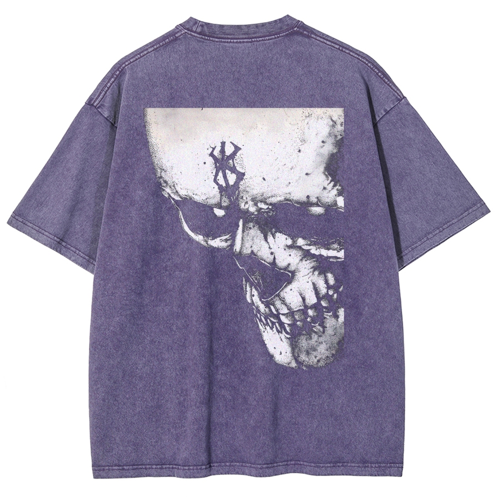 BERSERK VIII ACID WASH TEE