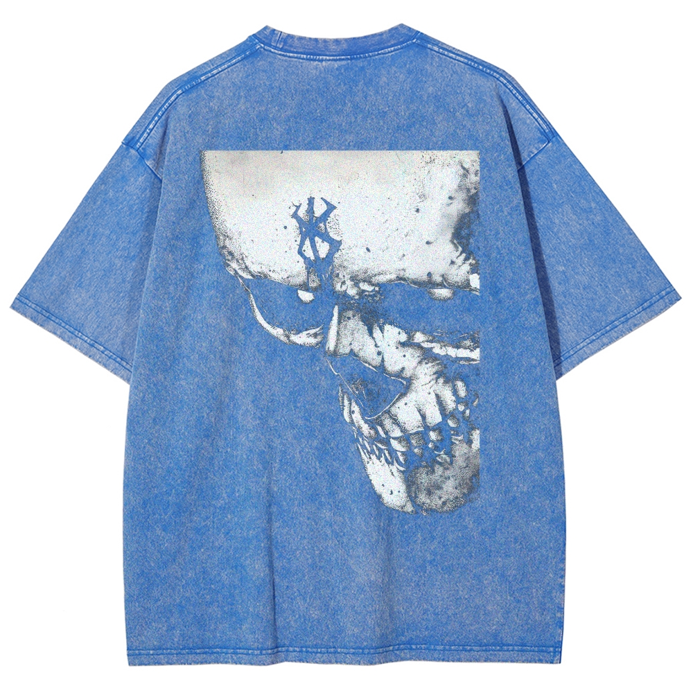 BERSERK VIII ACID WASH TEE