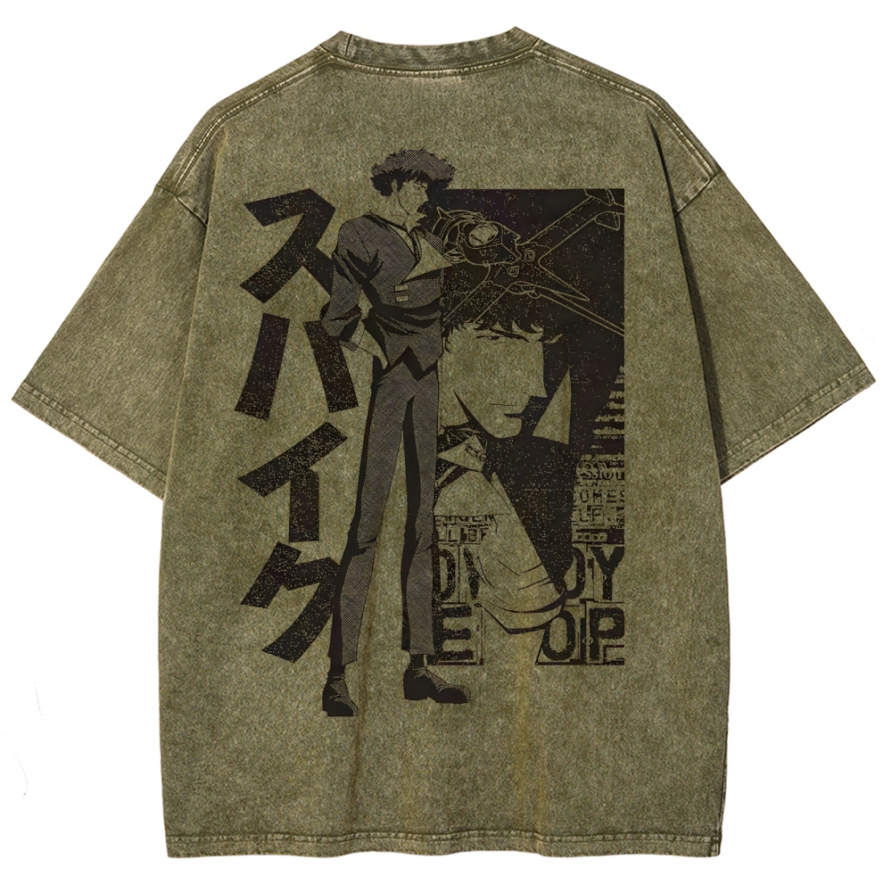 Cowboy Bebop Unisex Fit Washed T-Shirt 2501009464