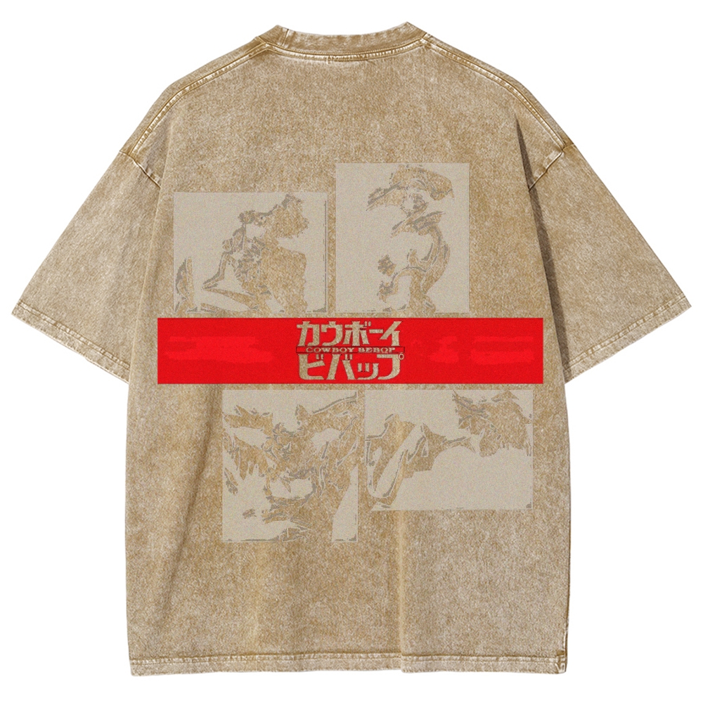 Cowboy Bebop Unisex Fit Washed T-Shirt 2501009473
