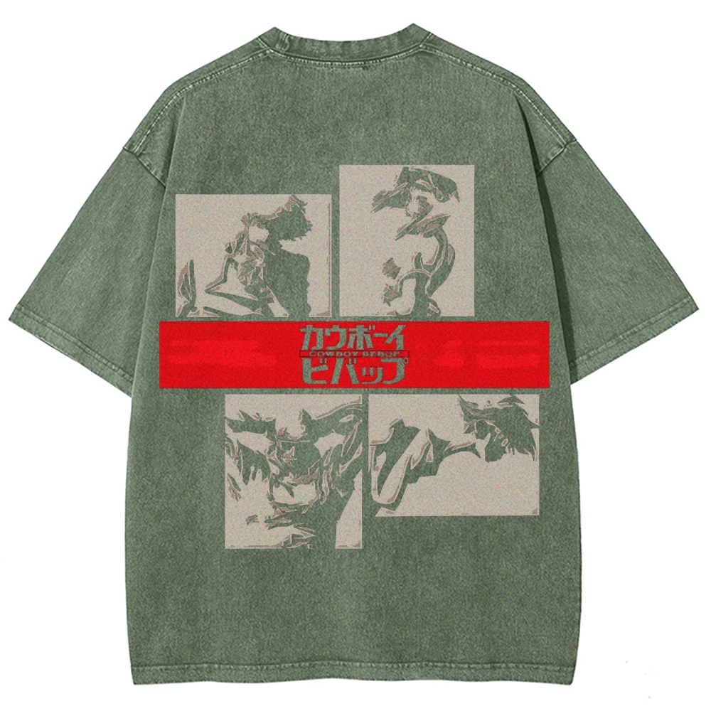 Cowboy Bebop Unisex Fit Washed T-Shirt 2501009473
