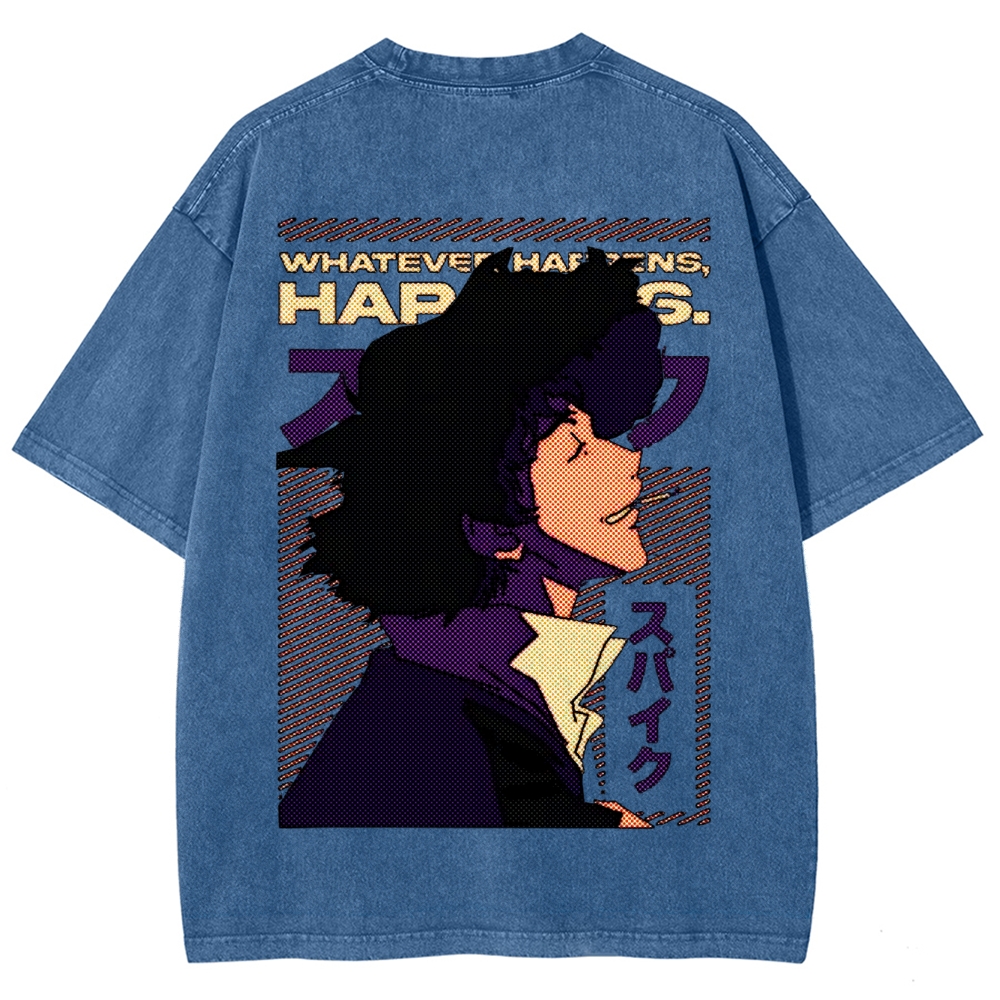 Cowboy Bebop Unisex Fit Washed T-Shirt 2501009476