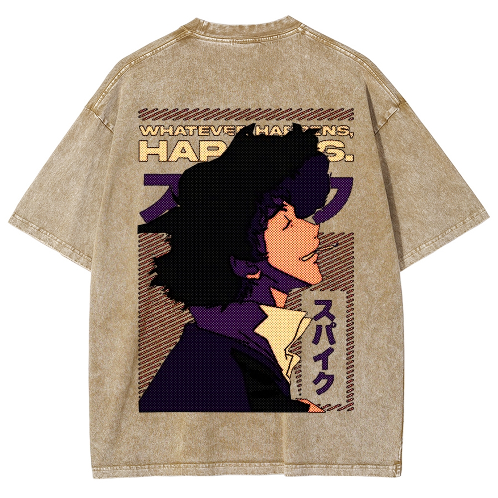 Cowboy Bebop Unisex Fit Washed T-Shirt 2501009476