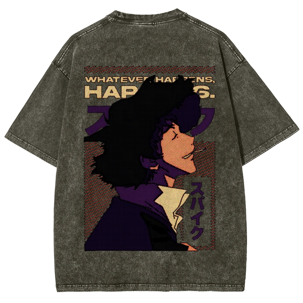 Cowboy Bebop Unisex Fit Washed T-Shirt 2501009476