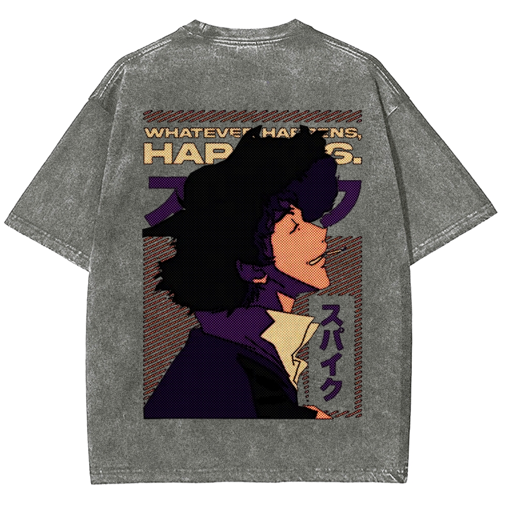 Cowboy Bebop Unisex Fit Washed T-Shirt 2501009476