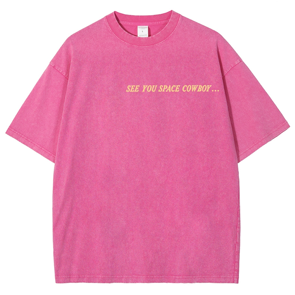 Cowboy Bebop Unisex Fit Washed T-Shirt 2501009476