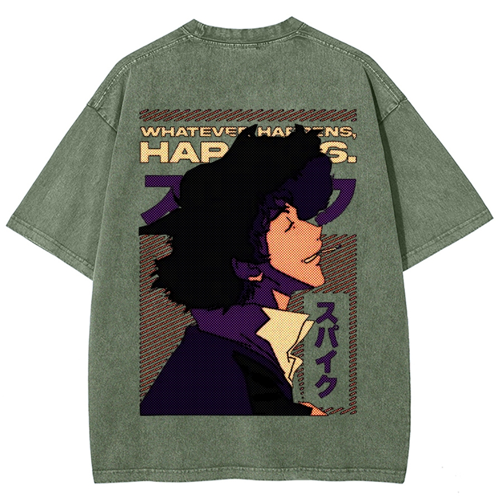Cowboy Bebop Unisex Fit Washed T-Shirt 2501009476