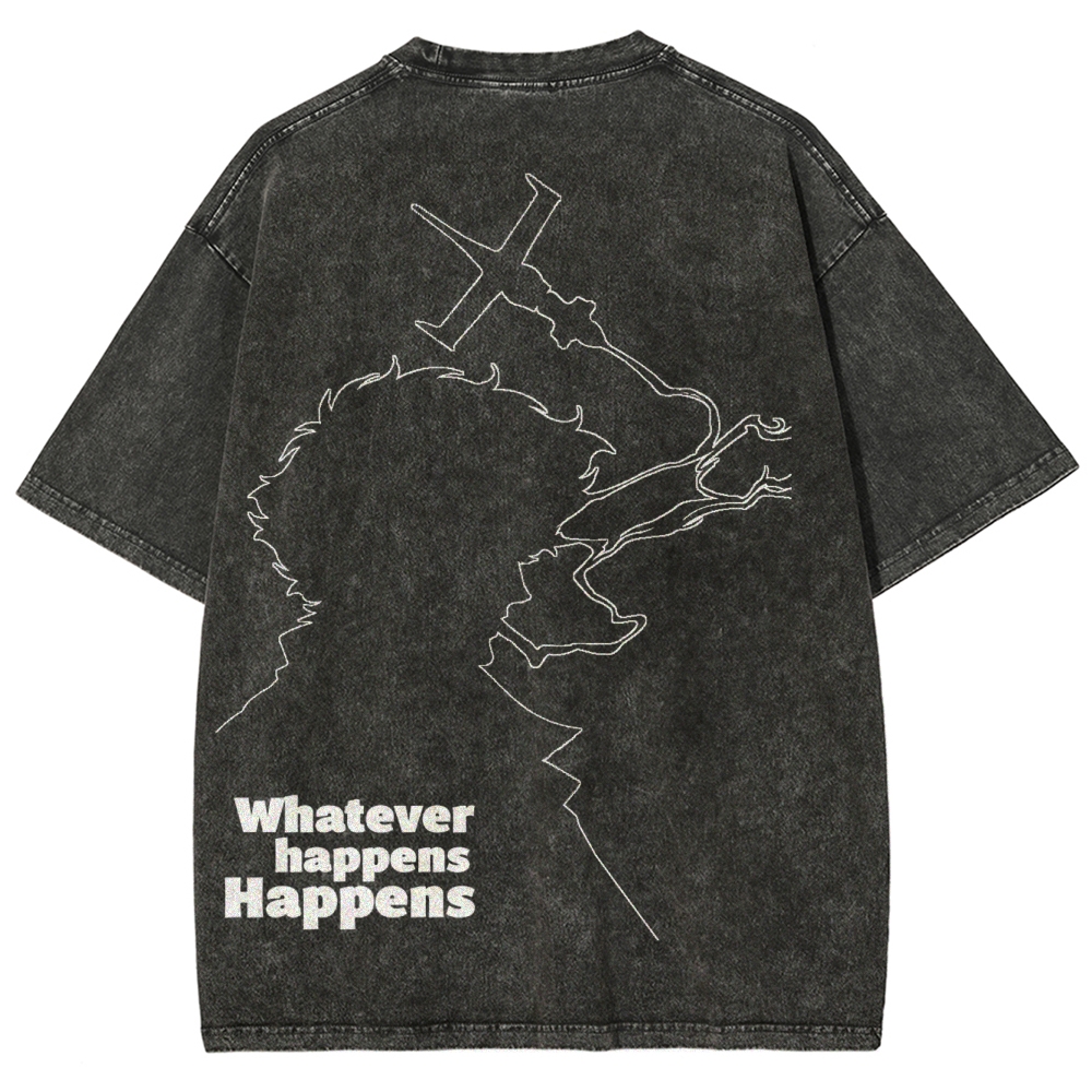  Cowboy Bebop Unisex Fit Washed T-Shirt 2501009729