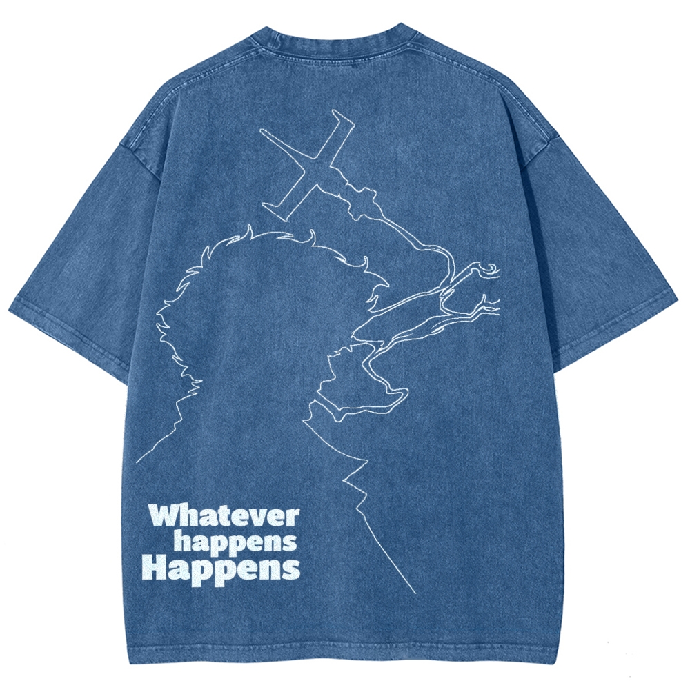  Cowboy Bebop Unisex Fit Washed T-Shirt 2501009729