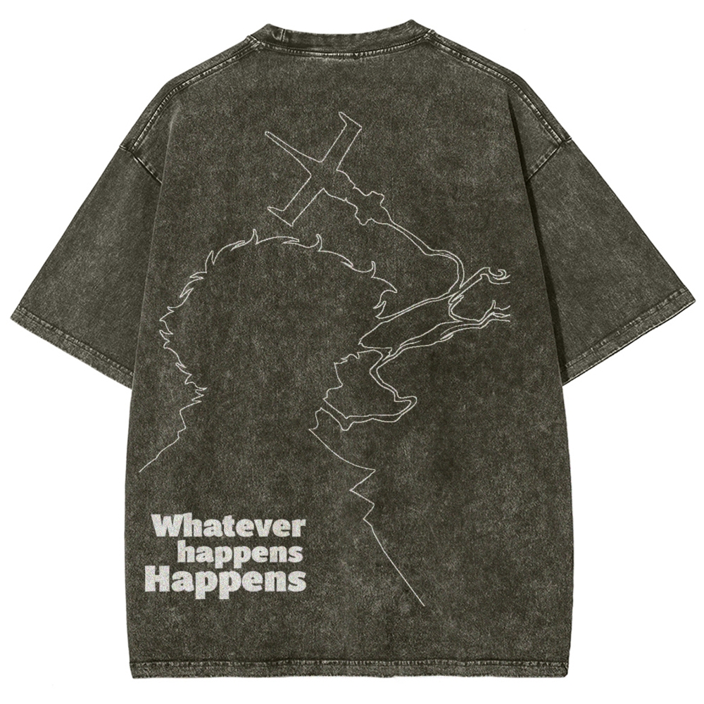  Cowboy Bebop Unisex Fit Washed T-Shirt 2501009729