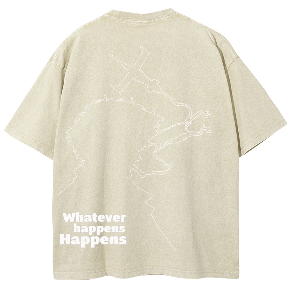  Cowboy Bebop Unisex Fit Washed T-Shirt 2501009729