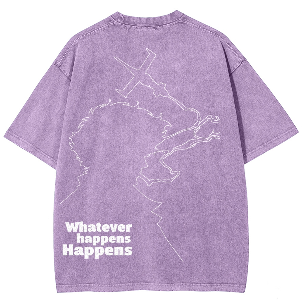  Cowboy Bebop Unisex Fit Washed T-Shirt 2501009729