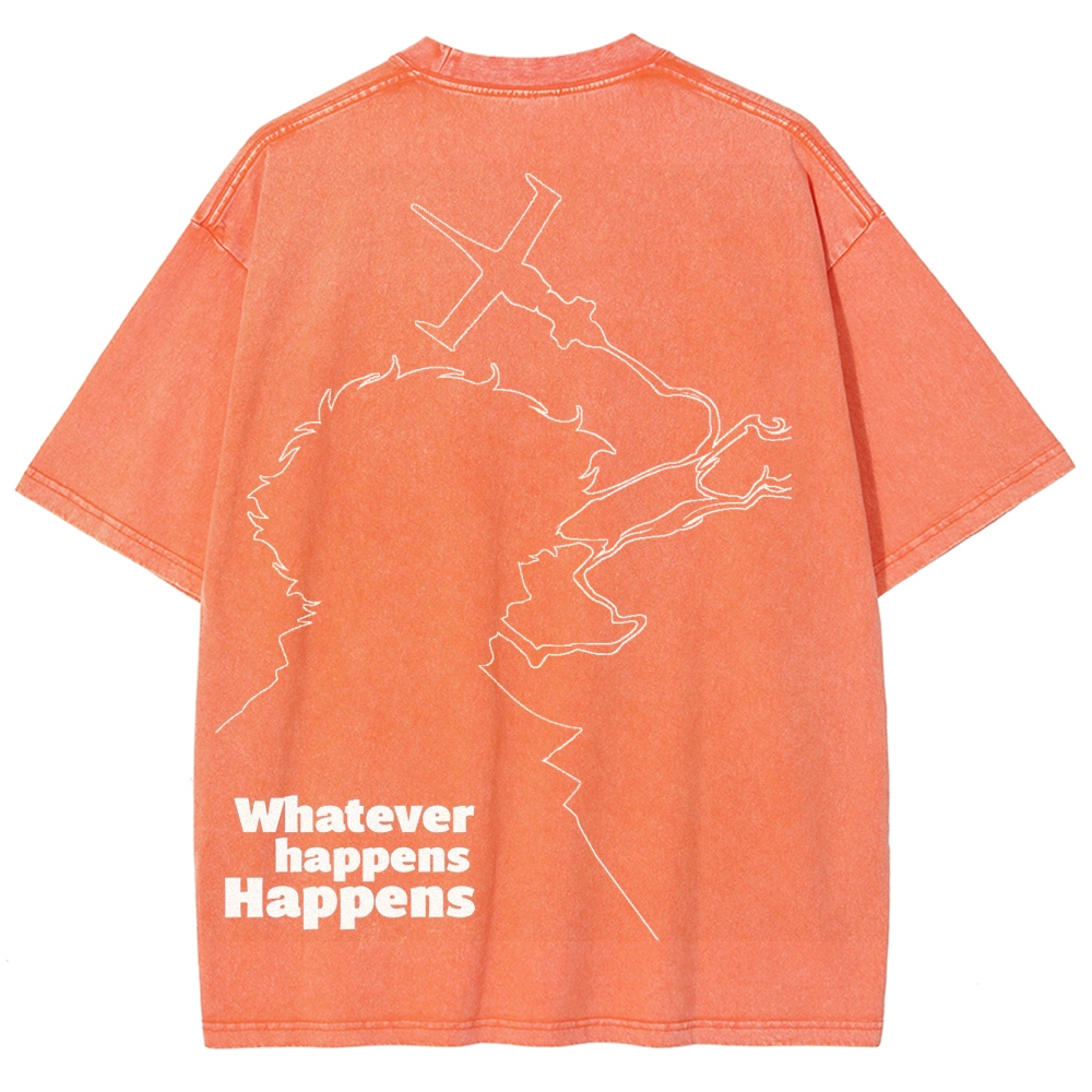  Cowboy Bebop Unisex Fit Washed T-Shirt 2501009729