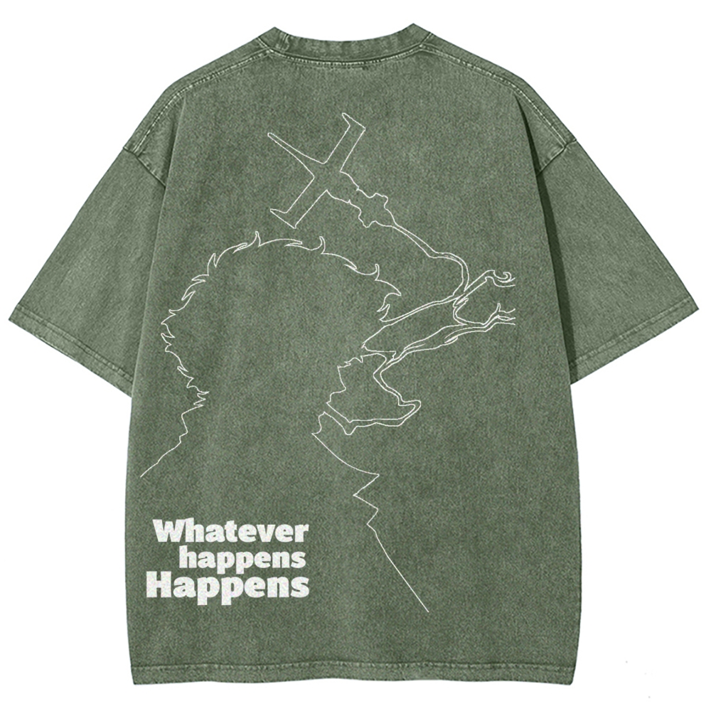  Cowboy Bebop Unisex Fit Washed T-Shirt 2501009729