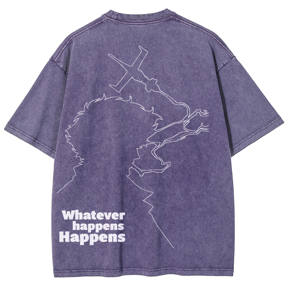  Cowboy Bebop Unisex Fit Washed T-Shirt 2501009729