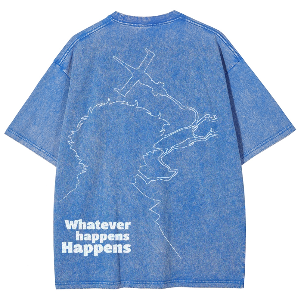  Cowboy Bebop Unisex Fit Washed T-Shirt 2501009729