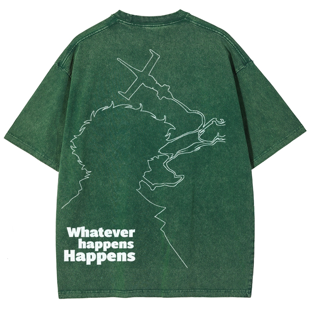  Cowboy Bebop Unisex Fit Washed T-Shirt 2501009729