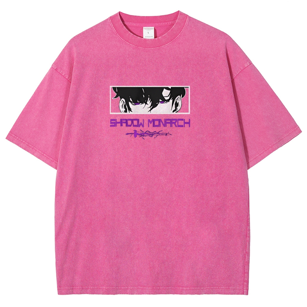  solo leveling Unisex Fit Washed T-Shirt 2501009734