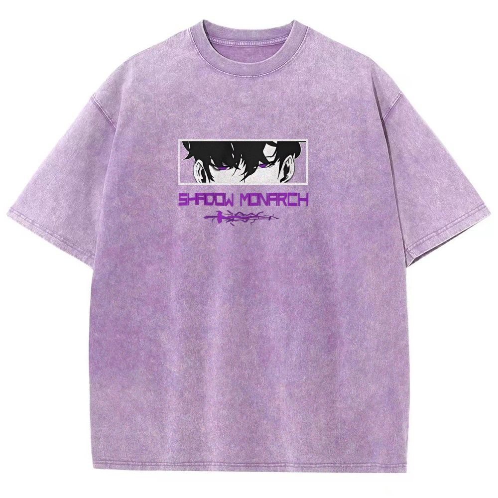  solo leveling Unisex Fit Washed T-Shirt 2501009734