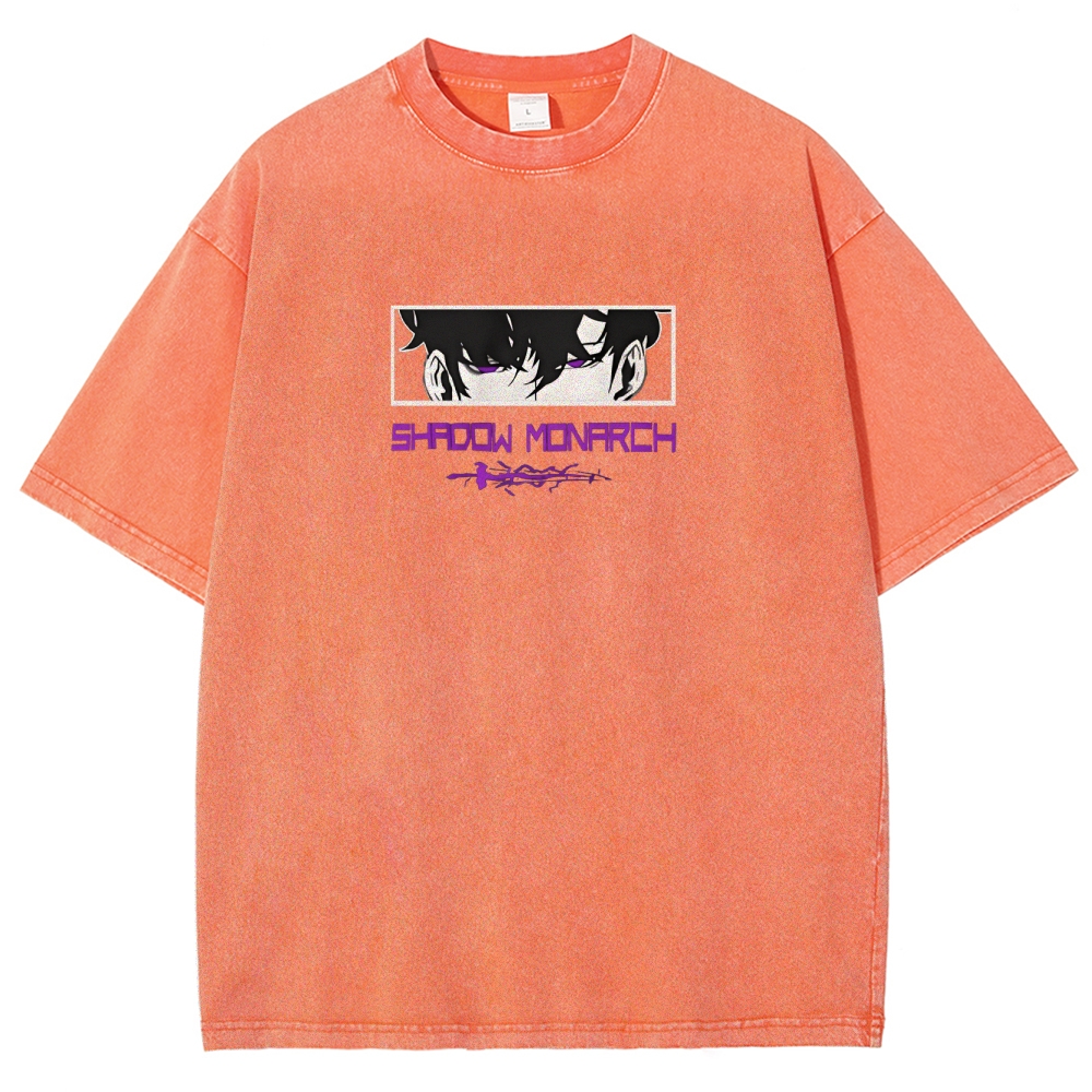  solo leveling Unisex Fit Washed T-Shirt 2501009734