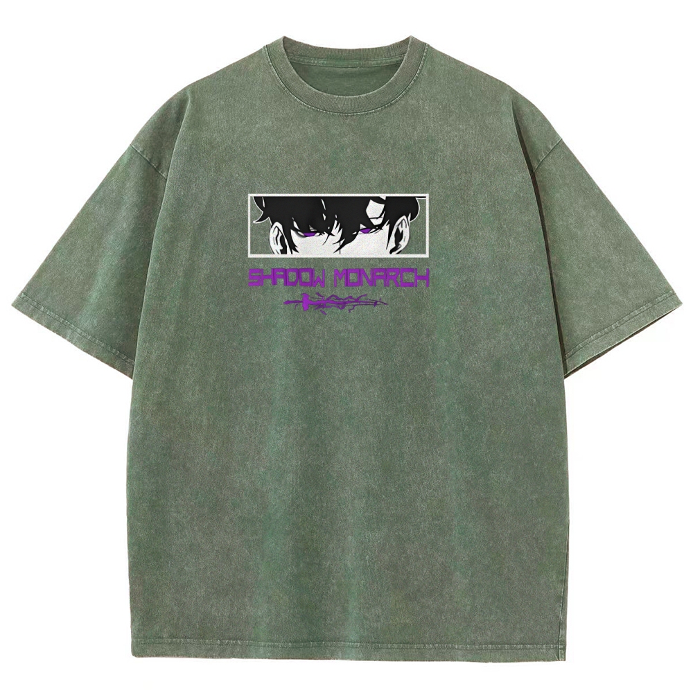  solo leveling Unisex Fit Washed T-Shirt 2501009734