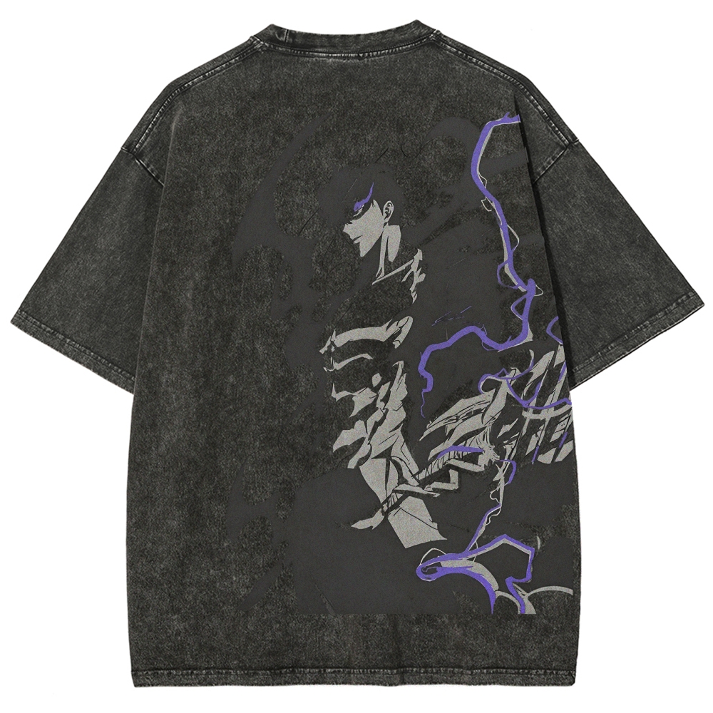  solo leveling Unisex Fit Washed T-Shirt 2501009739