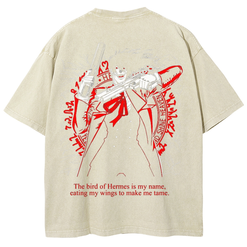 Hellsing Unisex Ultimate Vampire Unisex Fit Washed T-Shirt 2502000105