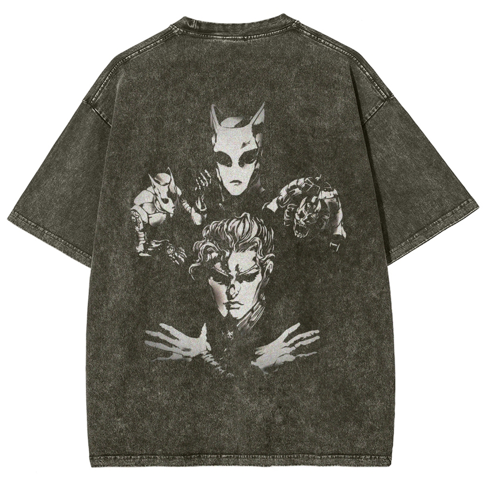 Yoshikage Kira Unisex Fit Washed T-Shirt
