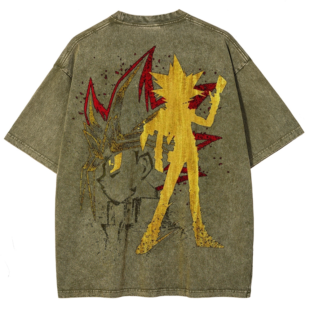 Yu-Gi-Oh! Unisex Fit Washed T-Shirt 2502001661