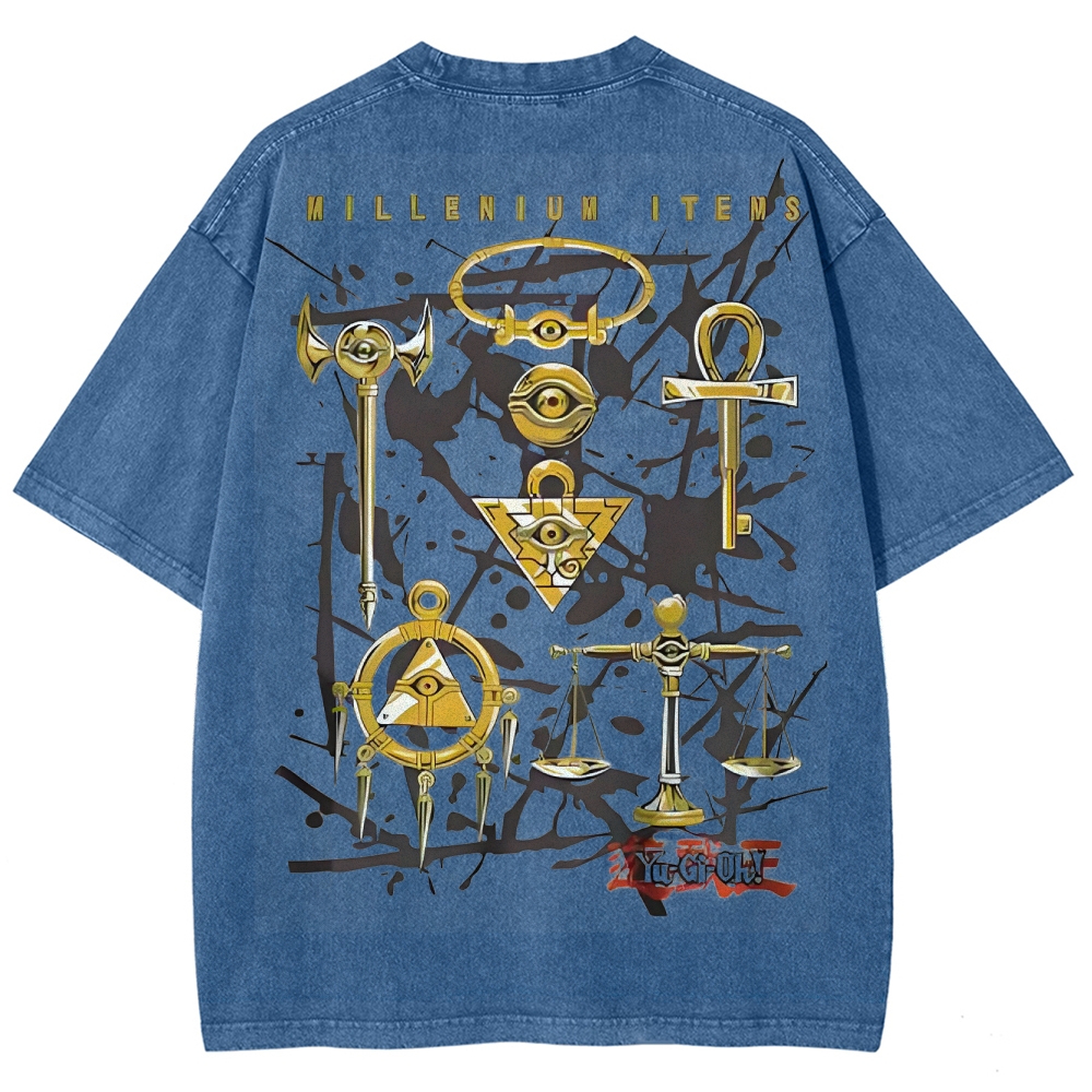 Yu-Gi-Oh! Unisex Fit Washed T-Shirt 2502001675