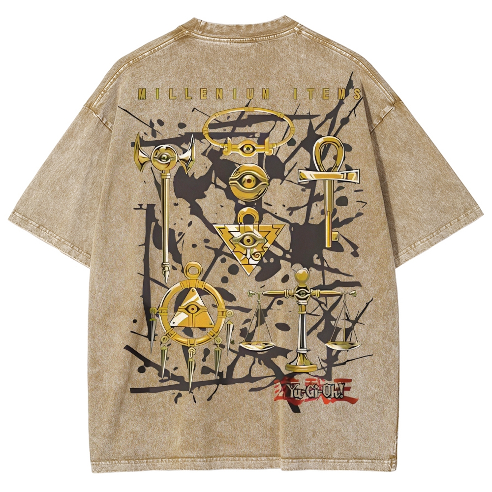Yu-Gi-Oh! Unisex Fit Washed T-Shirt 2502001675
