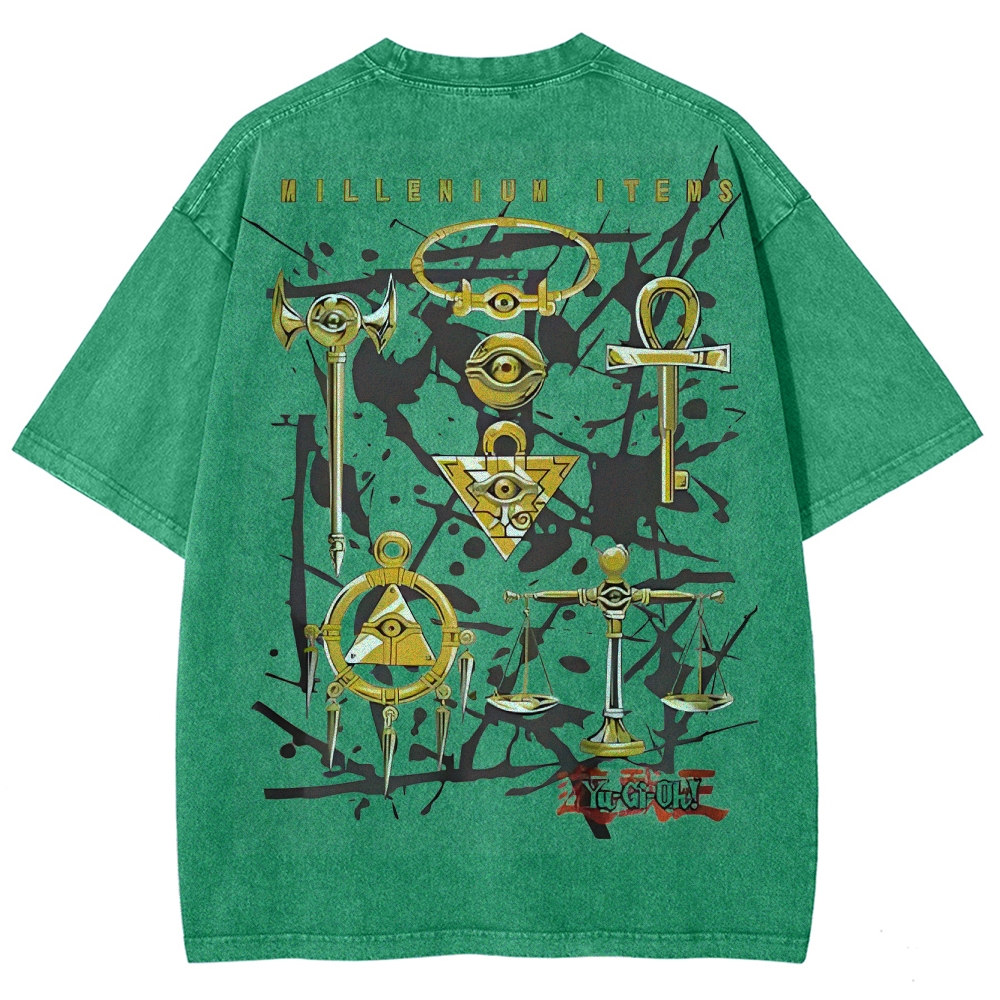 Yu-Gi-Oh! Unisex Fit Washed T-Shirt 2502001675