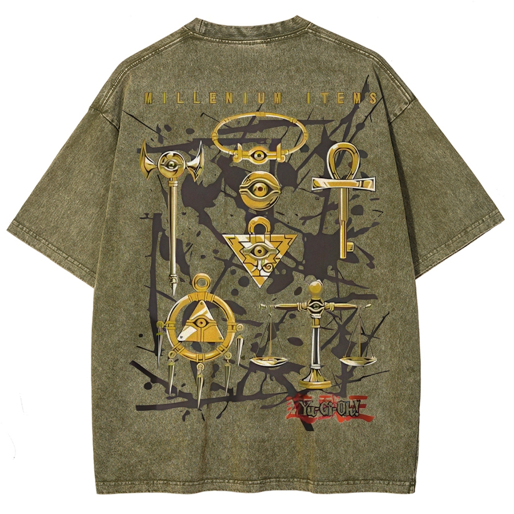 Yu-Gi-Oh! Unisex Fit Washed T-Shirt 2502001675