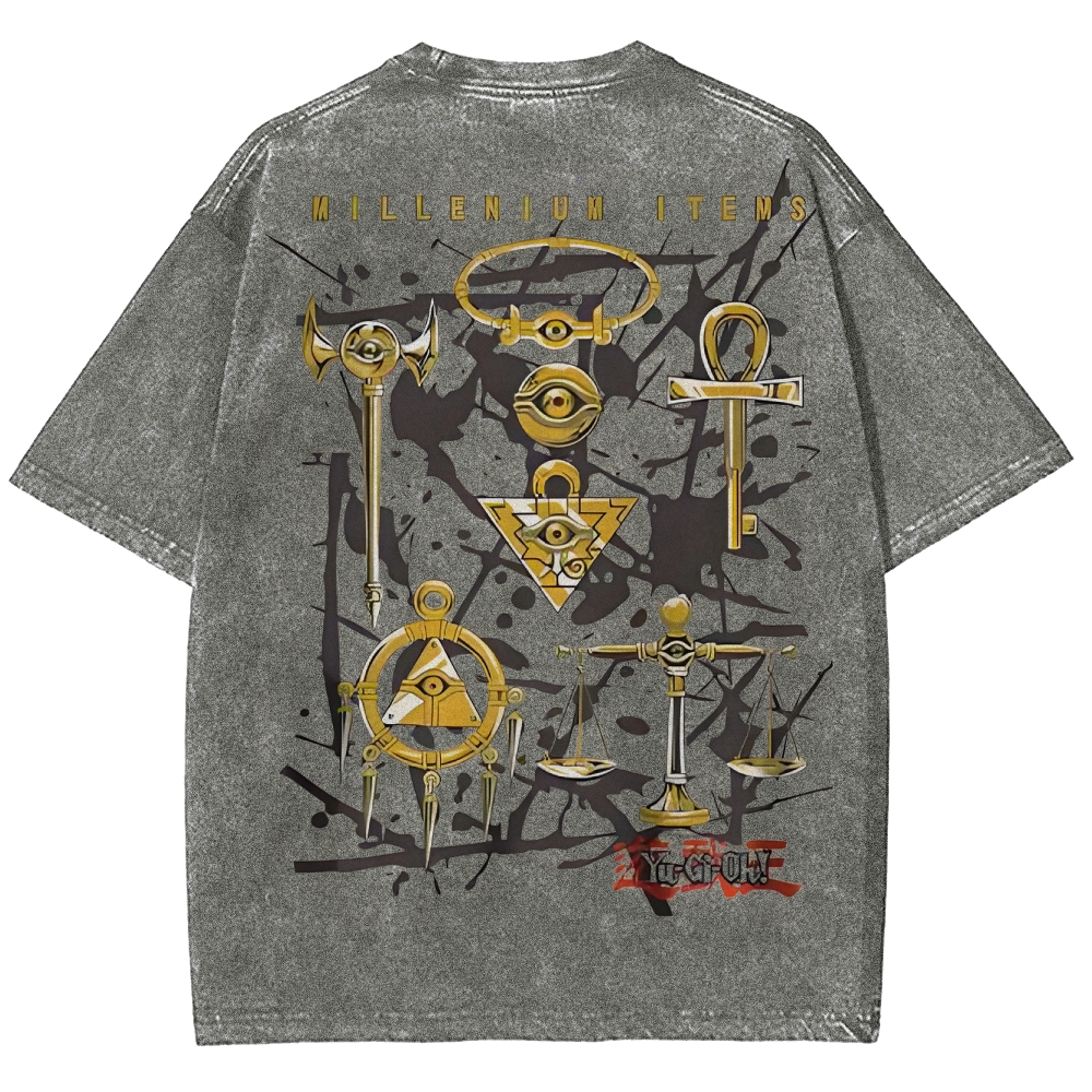Yu-Gi-Oh! Unisex Fit Washed T-Shirt 2502001675