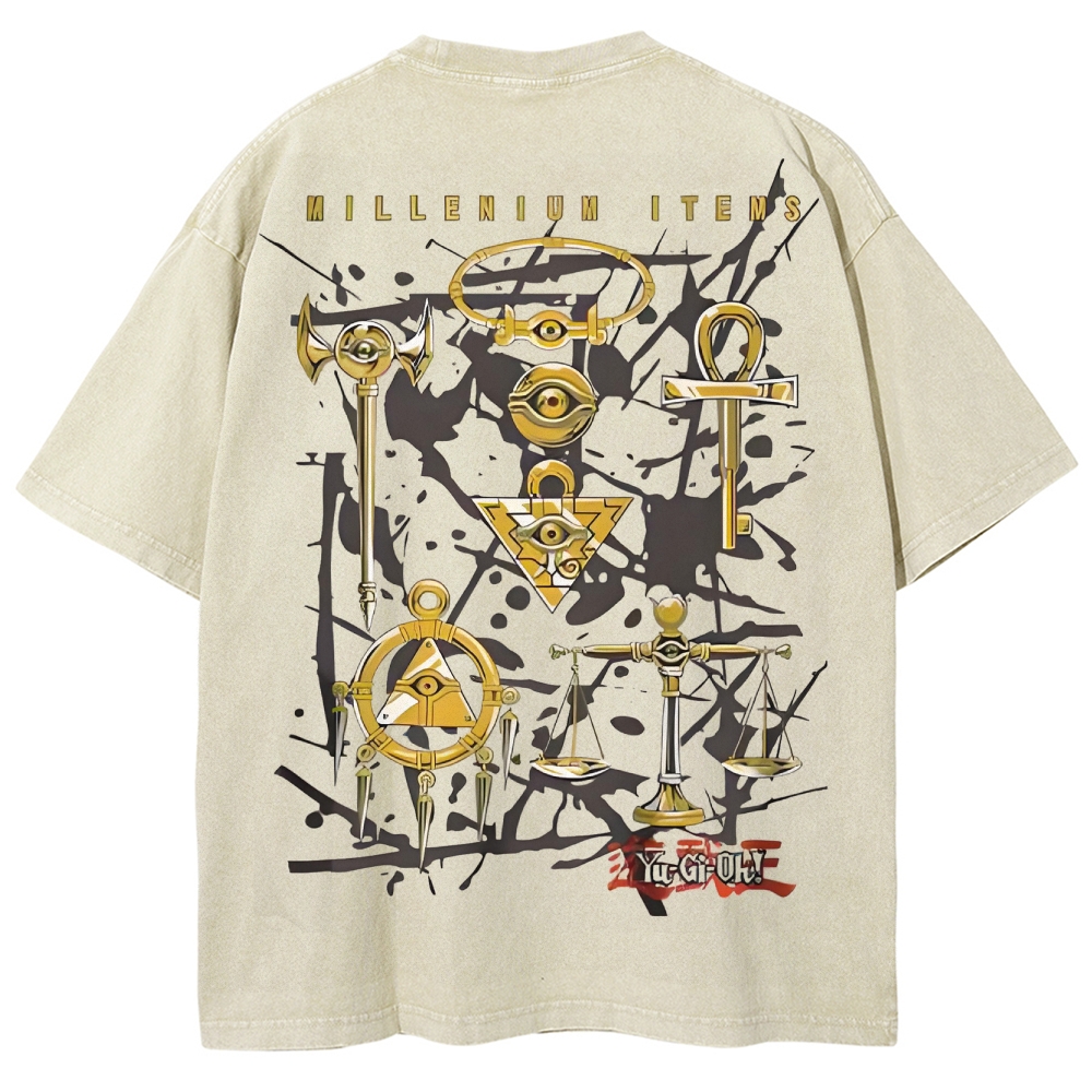 Yu-Gi-Oh! Unisex Fit Washed T-Shirt 2502001675