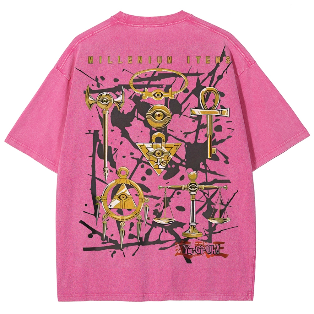 Yu-Gi-Oh! Unisex Fit Washed T-Shirt 2502001675