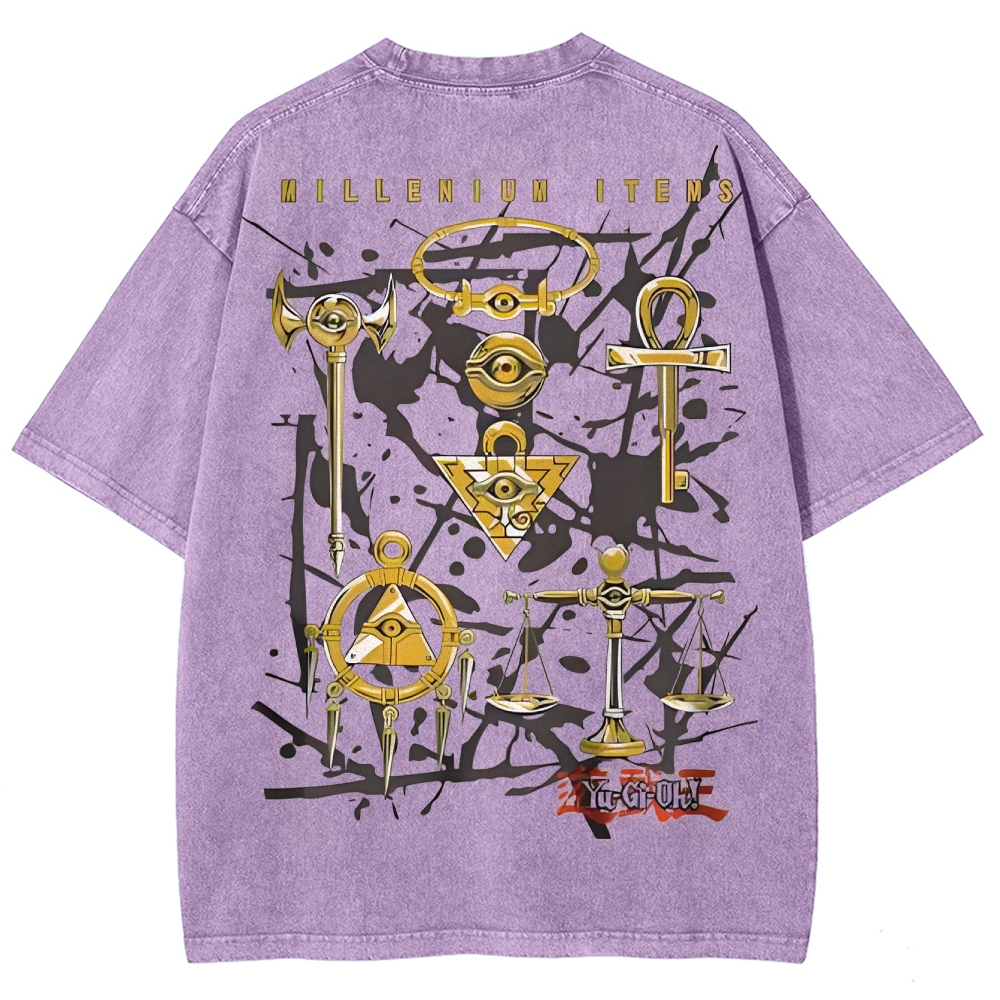 Yu-Gi-Oh! Unisex Fit Washed T-Shirt 2502001675