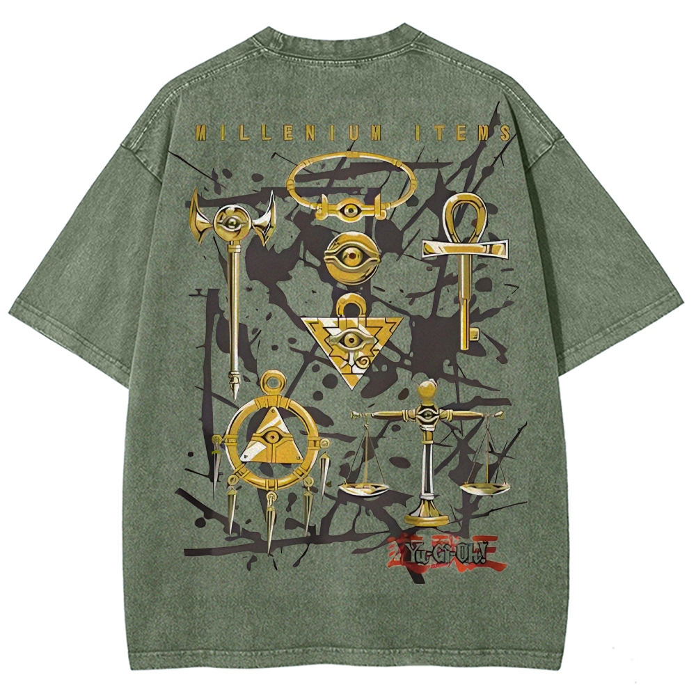 Yu-Gi-Oh! Unisex Fit Washed T-Shirt 2502001675
