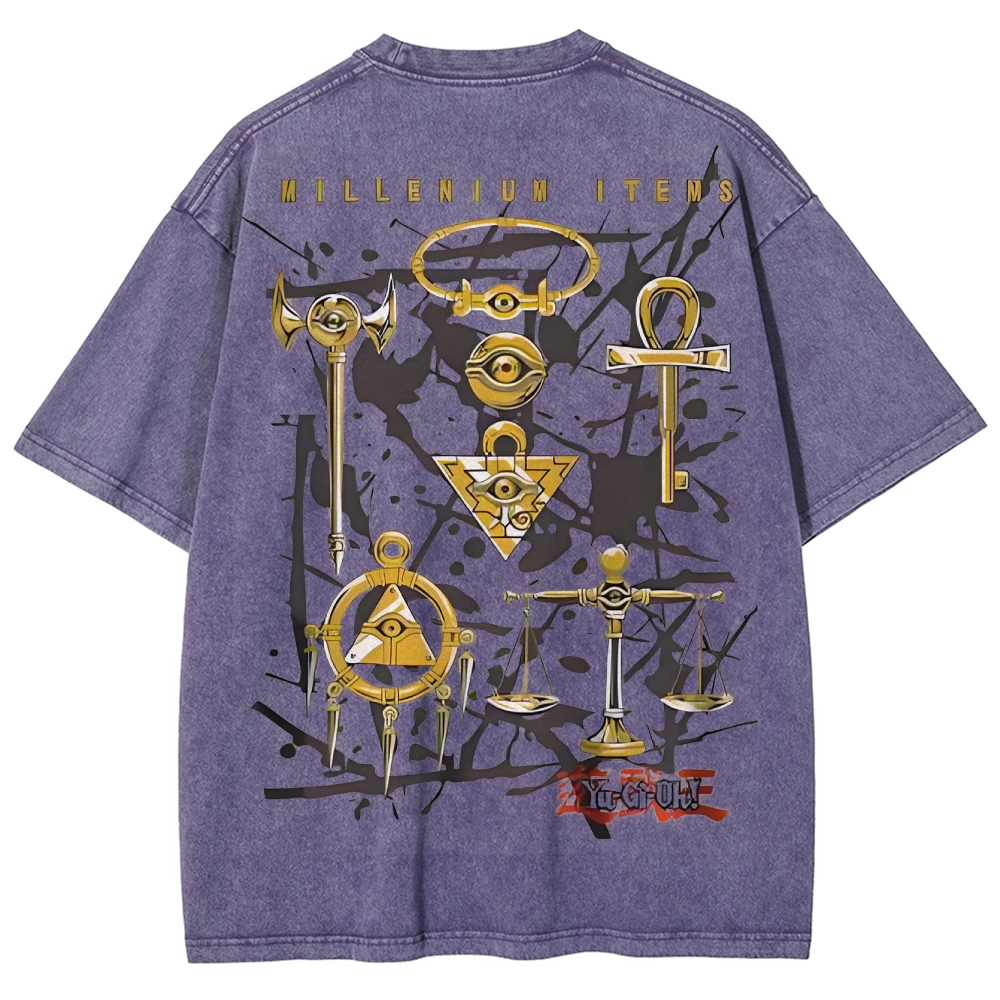 Yu-Gi-Oh! Unisex Fit Washed T-Shirt 2502001675