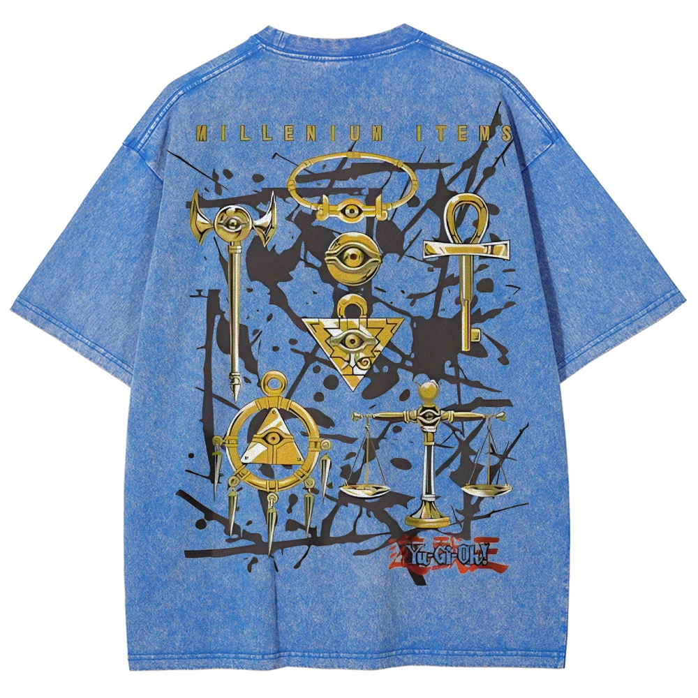 Yu-Gi-Oh! Unisex Fit Washed T-Shirt 2502001675