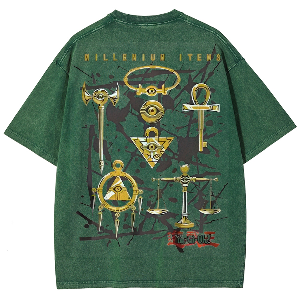 Yu-Gi-Oh! Unisex Fit Washed T-Shirt 2502001675