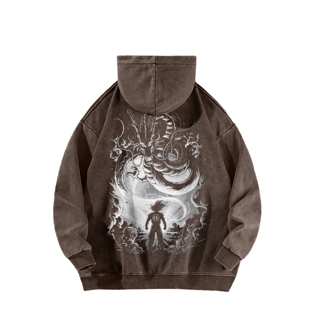 Casual Washed Hoodie